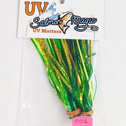 SALMON FLIES GR/CHART 4" (2/PK)